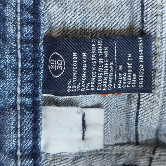 Buffalo David Bitton Blue Wash Straight Stretch Jeans 5-pocket 30x30 - Picture 6 of 10